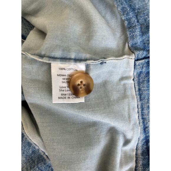 NEW Show Me Your Mumu Vacay Vest Saltwater Size Large - Picture 5 of 6